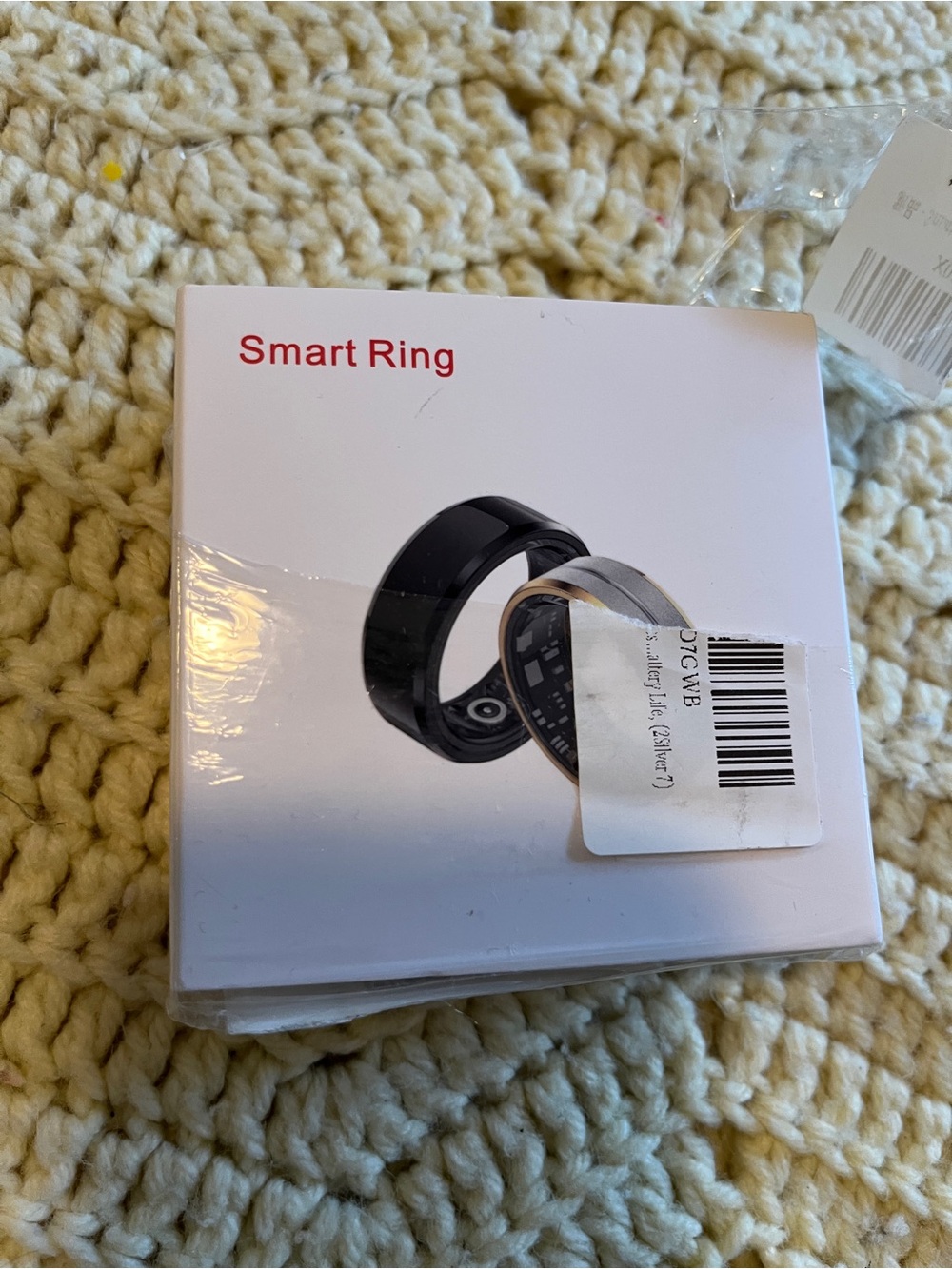 Smart Ring -Silver Fitness Wearable size 7 never worn never used